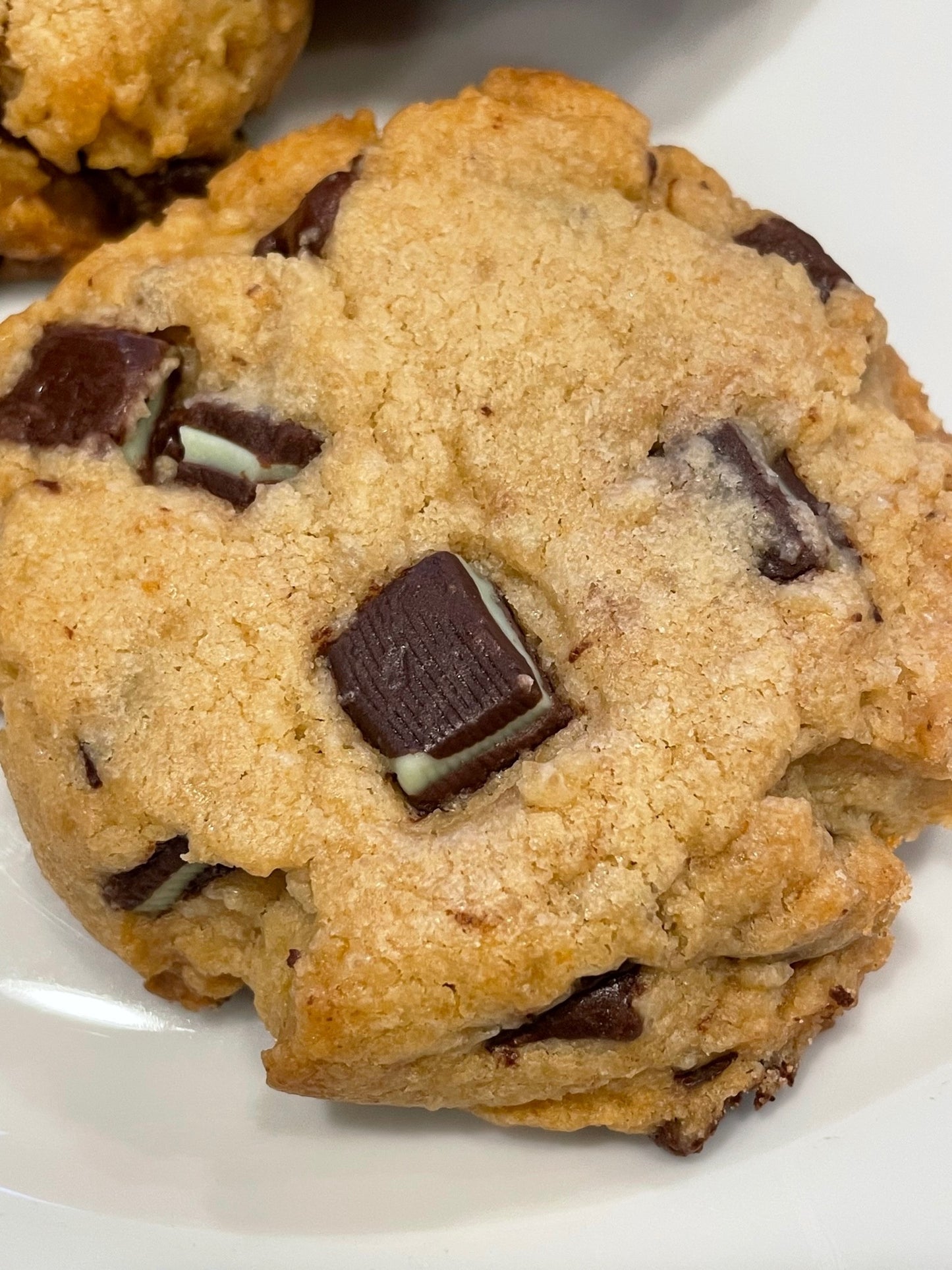 Mint Chocolate Chip Cookies