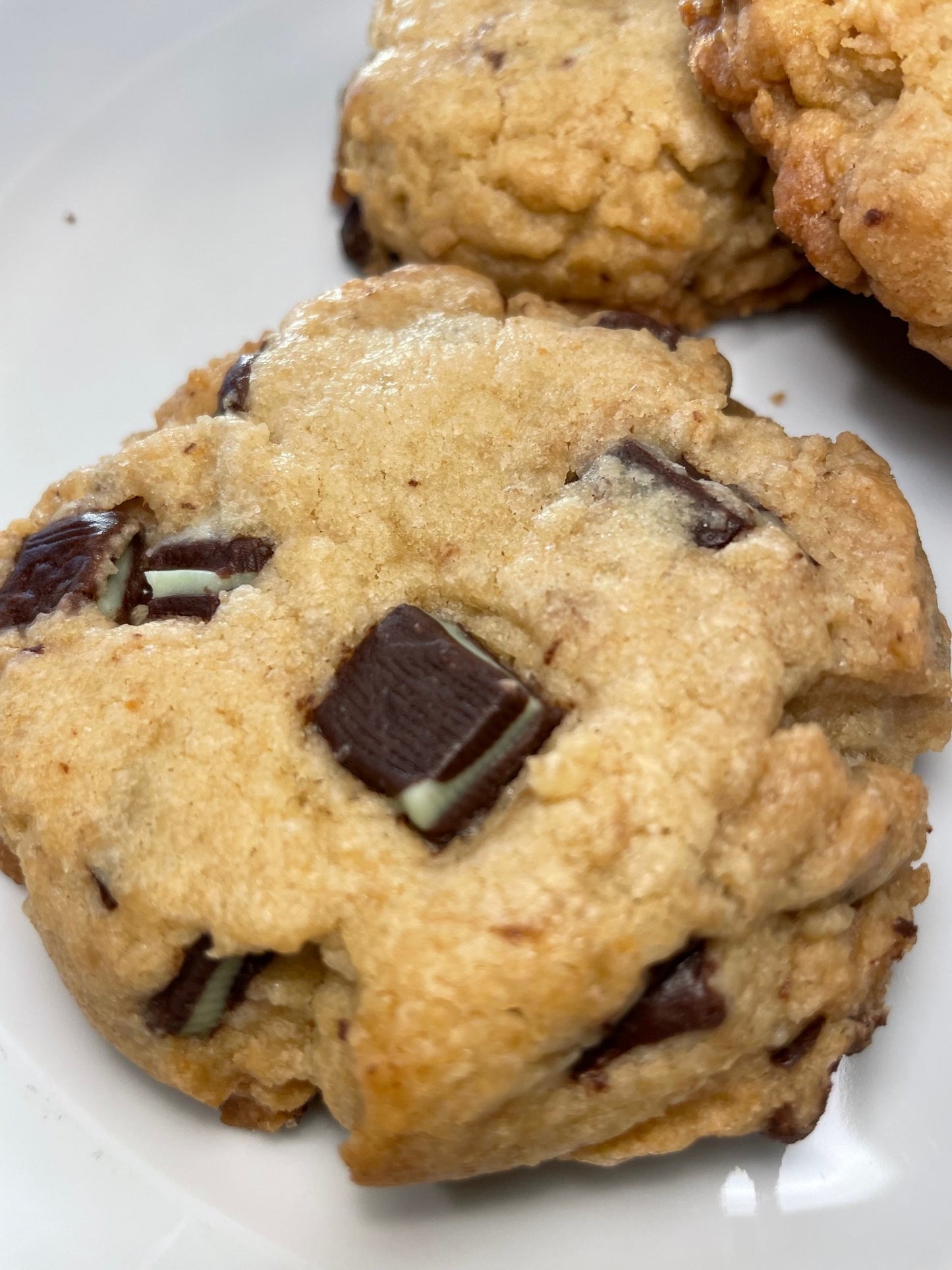 Mint Chocolate Chip Cookies